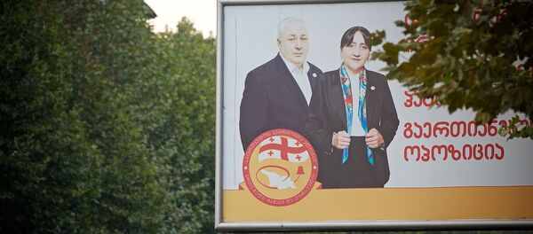 Ирма Инашвили и Давид Тархан-Моурави, Альянс Патриотов, предвыборная реклама - Sputnik Грузия