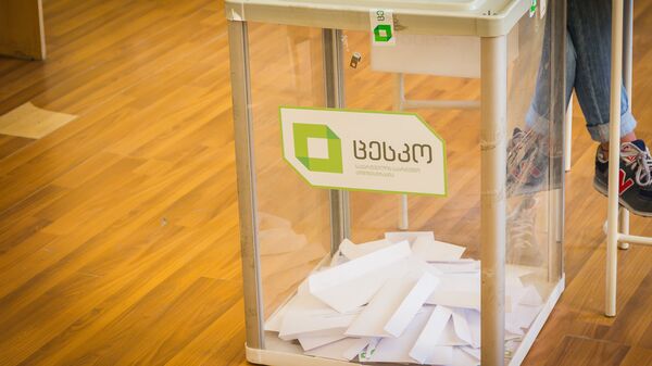 Парламентские выборы в Грузии, избирательная урна - Sputnik Грузия