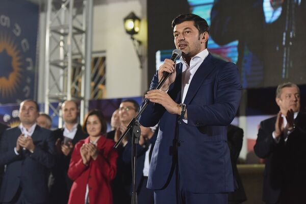 Каха Каладзе обращается к сторонникам Грузинской мечты после завершения выборов - Sputnik Грузия