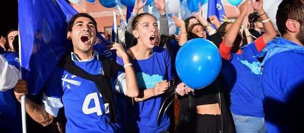 ქართული ოცნების მხარდამჭერები - Sputnik საქართველო