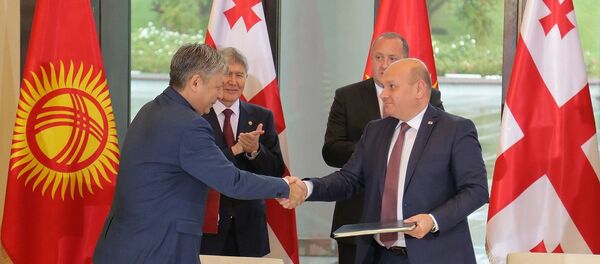საქართველოსა და ყირგიზეთს შორის ორხრივი დაბეგვრის თავიდან აცილების შესახებ დოკუმენტს მოეწერა ხელი საქართველოსა და ყირგიზეთს შორის ორხრივი დაბეგვრის თავიდან აცილების შესახებ დოკუმენტს მოეწერა ხელი - Sputnik საქართველო