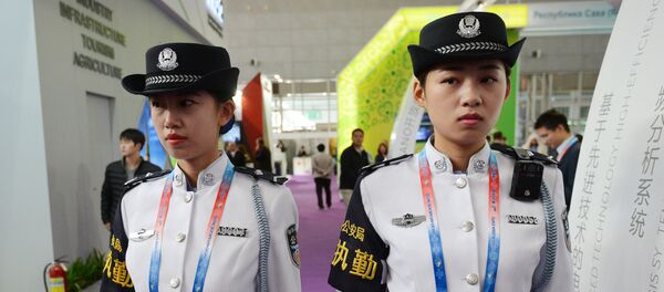 Сотрудницы китайской полиции - Sputnik Грузия