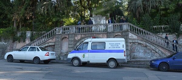 Человек взорвался на территории Абхазского телевидения - Sputnik Грузия