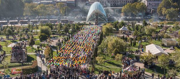 Празднование Тбилисоба на площади Рике в историческом центре Тбилиси - Sputnik Грузия