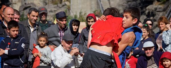 ახალგაზრდა მოჭიდავეები - Sputnik საქართველო