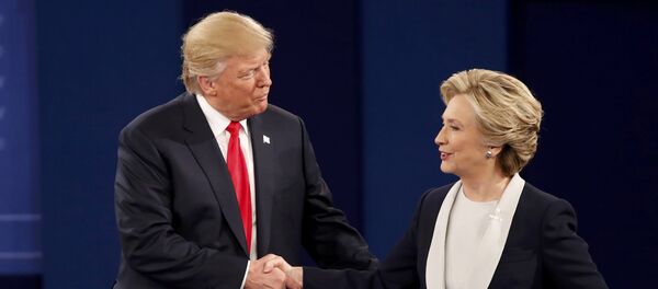 Дебаты Хиллари Клинтон и Дональда Трампа - Sputnik Грузия