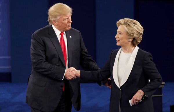 Дебаты Хиллари Клинтон и Дональда Трампа - Sputnik Грузия