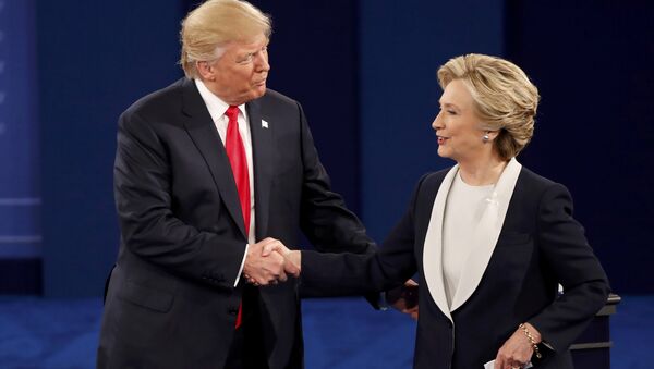 Дебаты Хиллари Клинтон и Дональда Трампа - Sputnik Грузия