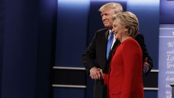 Дебаты Хиллари Клинтон и Дональда Трампа - Sputnik Грузия