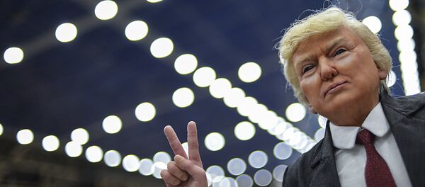 Кукла, изображающая кандидата в президенты США Дональда Трампа - Sputnik Грузия