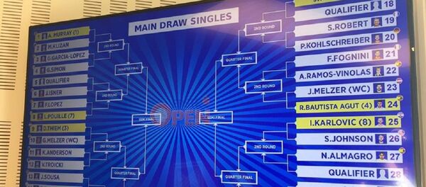 АТР საჩოგბურთო ტურნირის ბადე АТР საჩოგბურთო ტურნირის ბადე - Sputnik საქართველო