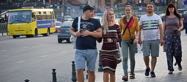 Туристы на улицах Тбилиси - Sputnik Грузия