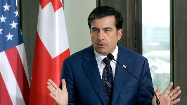 Президент Грузии Михаил Саакашвили - Sputnik Грузия