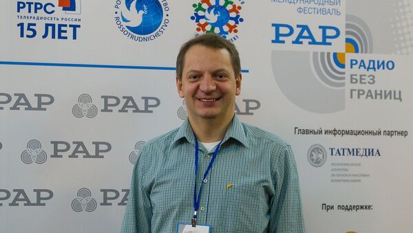 Руководитель радиовещания на русском языке международного информационного агентства и радио Sputnik Алексей Орлов - Sputnik Грузия