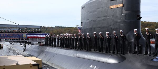Новая американская атомная подводная лодка Иллинойс (USS Illinois) - Sputnik Грузия