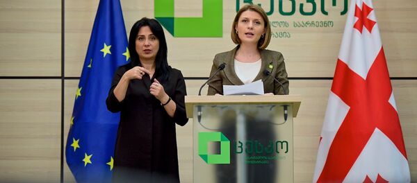 ცესკოს სპიკერი ანა მიქელაძე ბრიფინგზე ცესკოს სპიკერი ანა მიქელაძე ბრიფინგზე - Sputnik საქართველო