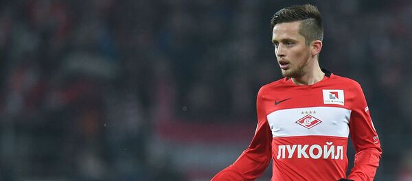 Игрок Спартака Джано Ананидзе в матче 12-го тура чемпионата России по футболу среди клубов Премьер-лиги между командами ФК Спартак (Москва) и ПФК ЦСКА (Москва - Sputnik Грузия