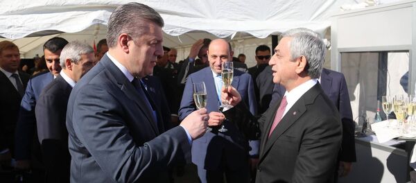 გიორგი კვირიკაშვილი და სერჟ სარგსიანი - Sputnik საქართველო