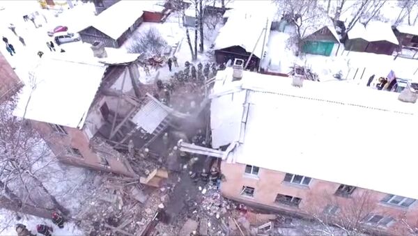 Взрыв газа в жилом доме в Иваново: разбор завалов и эвакуация пострадавших - Sputnik Грузия