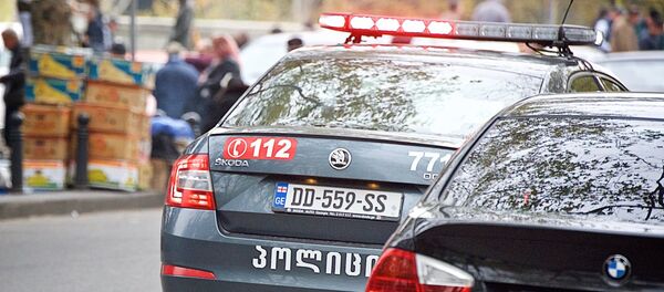 Машина патрульной полиции на одной из улиц грузинской столицы - Sputnik Грузия