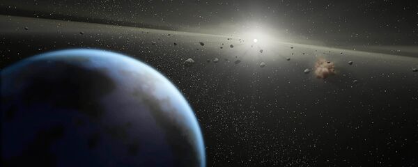 Массивный пояс астероидов вокруг звезды, равной по размеру Солнцу - Sputnik Грузия