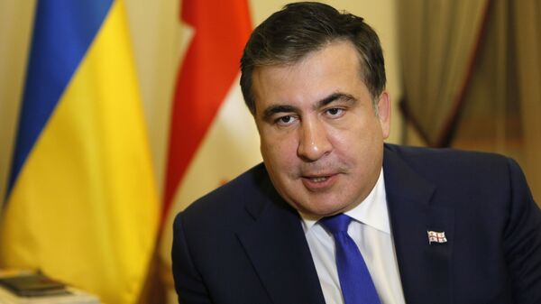 Бывший президент Грузии Михаил Саакашвили в Одессе - Sputnik Грузия