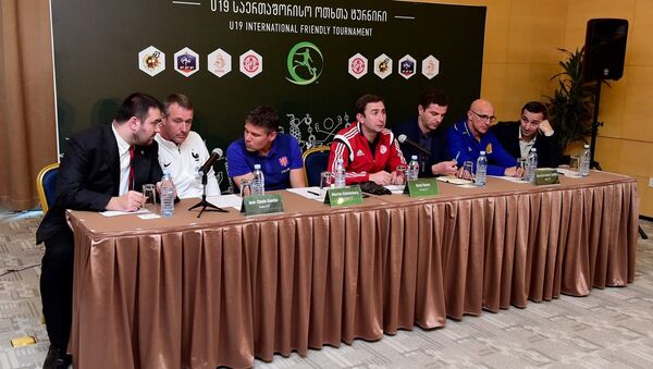 Пресс-конференция тренеров сборных перед Турниром четырех - Sputnik Грузия