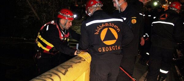 საგანგებო სიტუაციების მართვის სააგენტოს თანამშრომლები - Sputnik საქართველო
