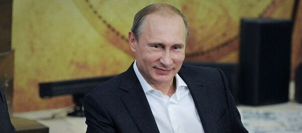 Президент России Владимир Путин Президент России Владимир Путин - Sputnik Грузия