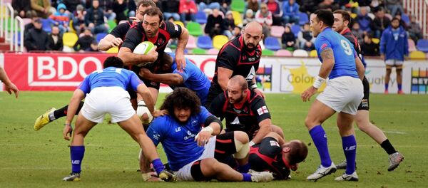 Матч между сборными Грузии и Самоа по регби в Тбилиси - Sputnik Грузия