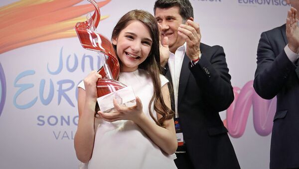 Мариам Мамадашвили, победившая на детском Евровидении - Sputnik Грузия