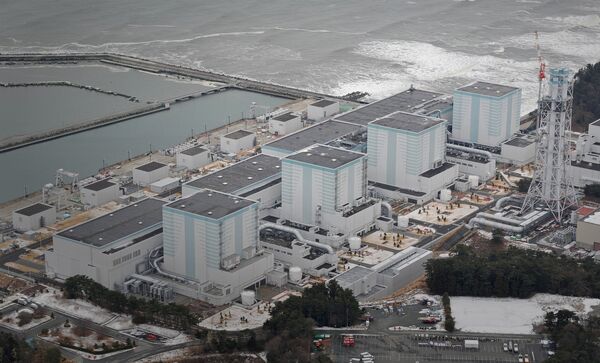 Вид с воздуха на АЭС Фукусима-1 в Японии - Sputnik Грузия