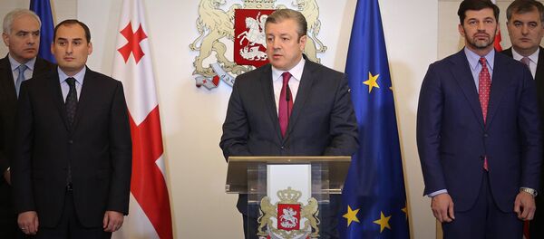 Премьер Георгий Квирикашвили представляет новый состав Кабинета министров Грузии - Sputnik Грузия