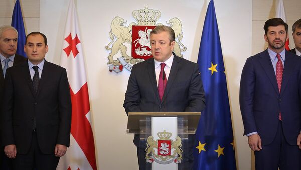 Премьер Георгий Квирикашвили представляет новый состав Кабинета министров Грузии - Sputnik Грузия
