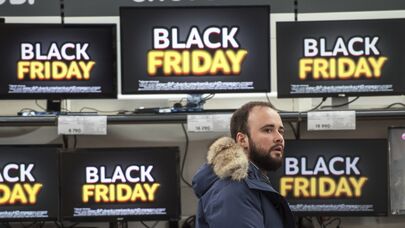 Акция "Черная пятница" в Москве