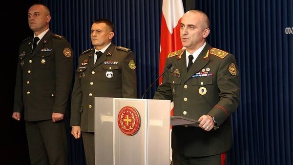 Глава Генштаба ВС Грузии Владимир Чачибая представил своих заместителей - Sputnik Грузия