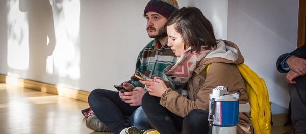 Акция студентов ТГУ - Sputnik Грузия