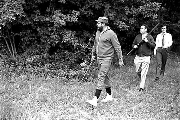 Лидер Кубы Фидель Кастро на охоте в Румынии в мае 1972 года - Sputnik Грузия