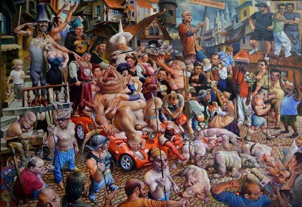 ზაზა პაპიძის ნახატი ზაზა პაპიძის ნახატი - Sputnik საქართველო