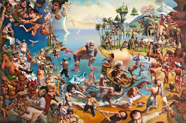 ზაზა პაპიძის ნახატი ზაზა პაპიძის ნახატი - Sputnik საქართველო