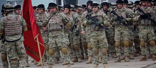 Одно из подразделений грузинской армии - Sputnik Грузия