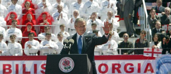 აშშ-ის პრეზიდენტის, ჯორჯ ბუშის ვიზიტი საქართველოში აშშ-ის პრეზიდენტის, ჯორჯ ბუშის ვიზიტი საქართველოში - Sputnik საქართველო