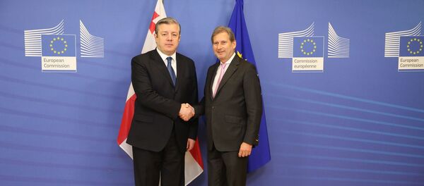 Георгий Квирикашвили и Йоханес Хан - Sputnik Грузия