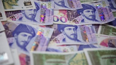 Купюры достоинством сто лари