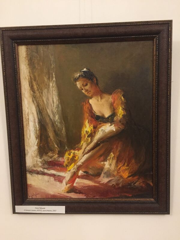 Картина воспитанника русской школы живописи Ники Габуния - Sputnik Грузия