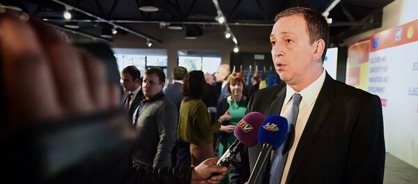 Министр культуры и охраны памятников Грузии Михаил Гиоргадзе беседует с журналистами - Sputnik Грузия