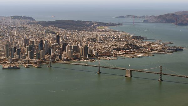 Сан-Франциско, Калифорния с высоты птичьего полета - Sputnik Грузия