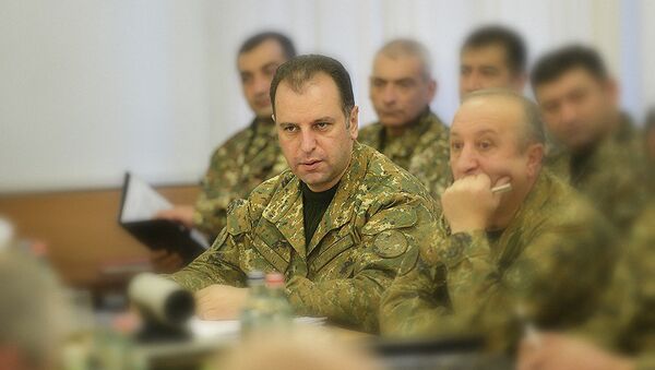 Министр обороны Армении Виген Саргсян - Sputnik Грузия