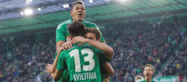 Нападающий сборной Грузии и венского Рапида Георгий Квилитая - Sputnik Грузия