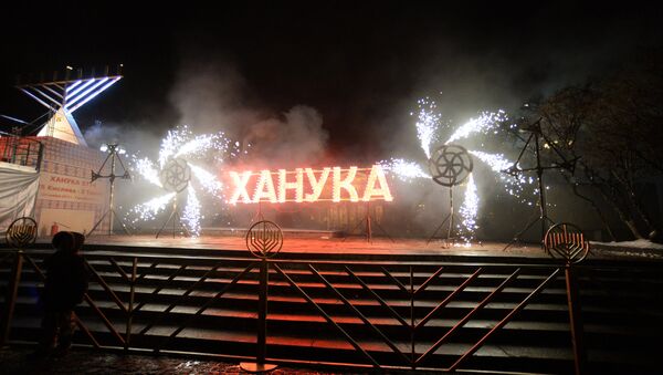 Празднование Хануки в Москве - Sputnik Грузия